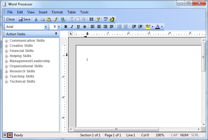 JobTabs Job Search Resume resume word processor.